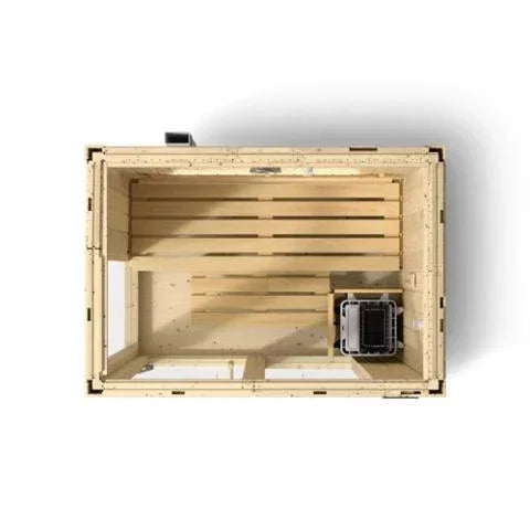 Kohler C1 - Indoor Sauna Kit Scandinavian Spruce, Up to 5 Persons - Green Vista Living