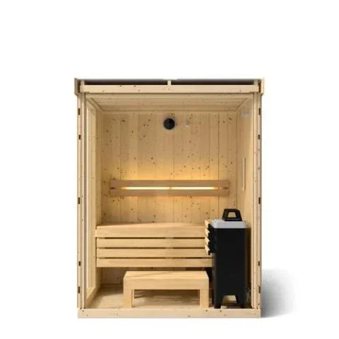 Kohler C1 - Indoor Sauna Kit Scandinavian Spruce, Up to 5 Persons - Green Vista Living