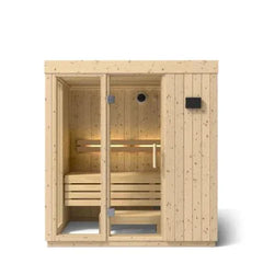 Kohler C1 - Indoor Sauna Kit Scandinavian Spruce, Up to 5 Persons - Green Vista Living