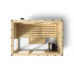 Kohler C1 - Indoor Sauna Kit Scandinavian Spruce, Up to 5 Persons - Green Vista Living
