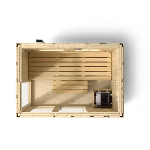 Kohler C1 - Indoor Sauna Kit Scandinavian Spruce, Up to 5 Persons - Green Vista Living