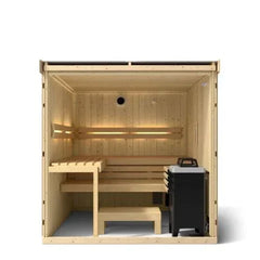 Kohler C1 - Indoor Sauna Kit Scandinavian Spruce, Up to 5 Persons - Green Vista Living