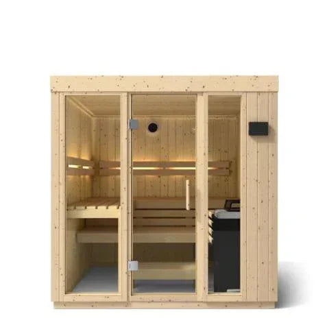 Kohler C1 - Indoor Sauna Kit Scandinavian Spruce, Up to 5 Persons - Green Vista Living