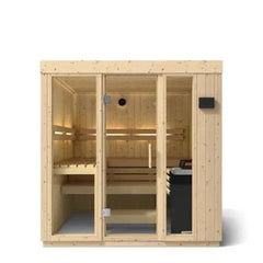 Kohler C1 - Indoor Sauna Kit Scandinavian Spruce, Up to 5 Persons - Green Vista Living