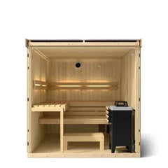 Kohler C1 - Indoor Sauna Kit Scandinavian Spruce, Up to 5 Persons - Green Vista Living