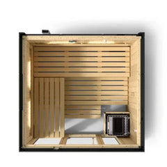 Kohler C1 - Indoor Sauna Kit Graphite Grey, Up to 5 Persons