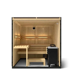 Kohler C1 - Indoor Sauna Kit Graphite Grey, Up to 5 Persons