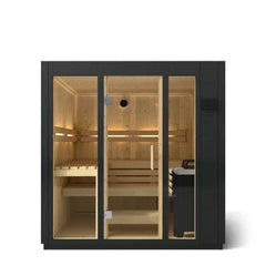 Kohler C1 - Indoor Sauna Kit Graphite Grey, Up to 5 Persons - Green Vista Living