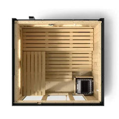 Kohler C1 - Indoor Sauna Kit Graphite Grey, Up to 5 Persons - Green Vista Living