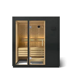 Kohler C1 - Indoor Sauna Kit Graphite Grey, Up to 5 Persons