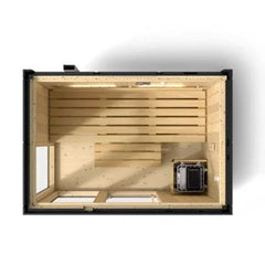 Kohler C1 - Indoor Sauna Kit Graphite Grey, Up to 5 Persons