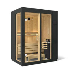 Kohler C1 - Indoor Sauna Kit Graphite Grey, Up to 5 Persons