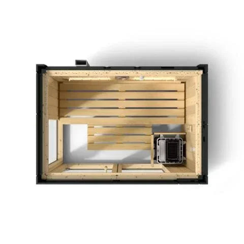 Kohler C1 - Indoor Sauna Kit Graphite Grey, Up to 5 Persons - Green Vista Living