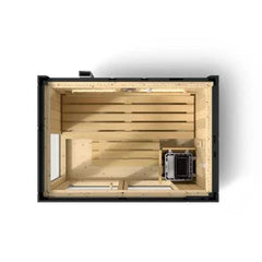 Kohler C1 - Indoor Sauna Kit Graphite Grey, Up to 5 Persons
