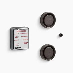 Kohler Invigoration Series DTV+ H-5549-K1 Tandem Steam Adapter Kit with Two Steam Heads, Temperature Sensor, Adapter (18kW to 30kW) - Green Vista Living