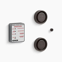 Kohler Invigoration Series DTV+ H-5549-K1 Tandem Steam Adapter Kit with Two Steam Heads, Temperature Sensor, Adapter (18kW to 30kW)