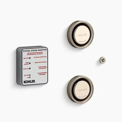 Kohler Invigoration Series DTV+ H-5549-K1 Tandem Steam Adapter Kit with Two Steam Heads, Temperature Sensor, Adapter (18kW to 30kW) - Green Vista Living