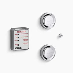 Kohler Invigoration Series DTV+ H-5549-K1 Tandem Steam Adapter Kit with Two Steam Heads, Temperature Sensor, Adapter (18kW to 30kW) - Green Vista Living