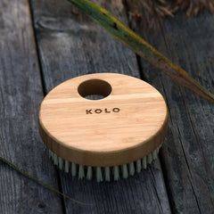 KOLO Sauna Bath Brush Natural Bamboo, No Handle - Green Vista Living