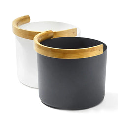 KOLO Sauna Bucket 2 with curved Handle, Bamboo/Aluminum, 1.5Gal - Green Vista Living