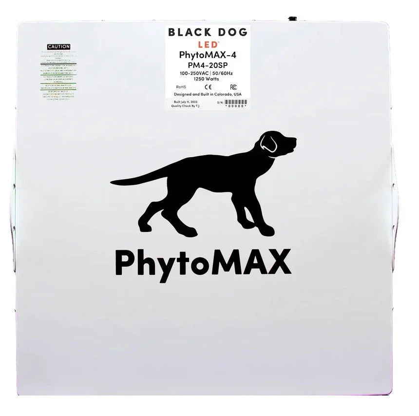 Black Dog 1250W PhytoMax-4 20S LED Grow Light - Green Vista Living
