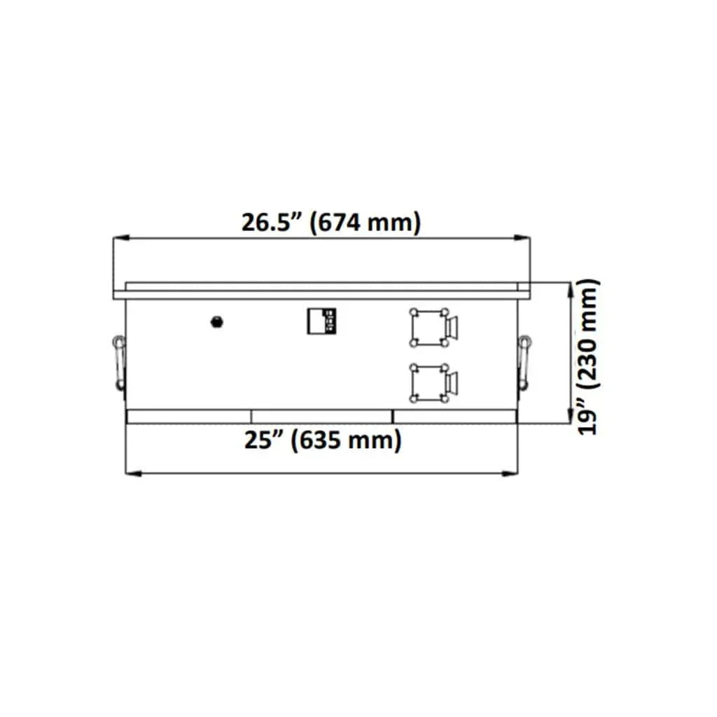 5kWh Fortress LFP-5K-48V Lithium Battery (100Ah) - Green Vista Living