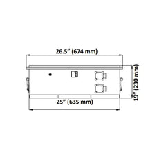 5kWh Fortress LFP-5K-48V Lithium Battery (100Ah) - Green Vista Living