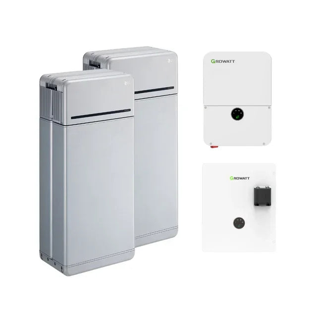 LG 16H Prime 16kWh High Voltage Battery Bundle with Growatt 7.6kW or 11.4kW Grid-Tie Inverter - Green Vista Living