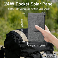 Lensun 24W Waterproof Solar Charger