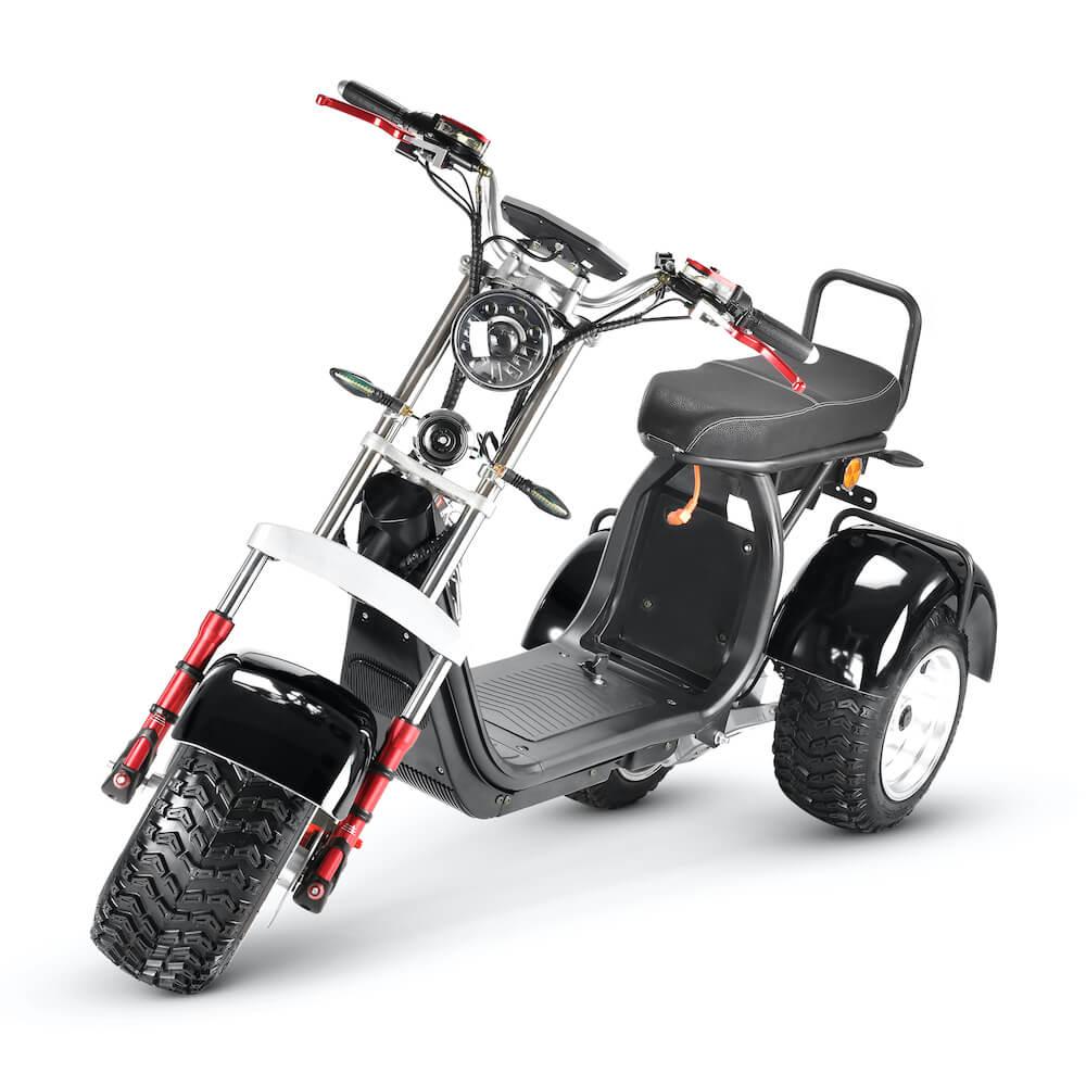 LinksEride CP7 DUAL MOTOR 2000W 60V 20Ah Electric Scooter Trike - Green Vista Living