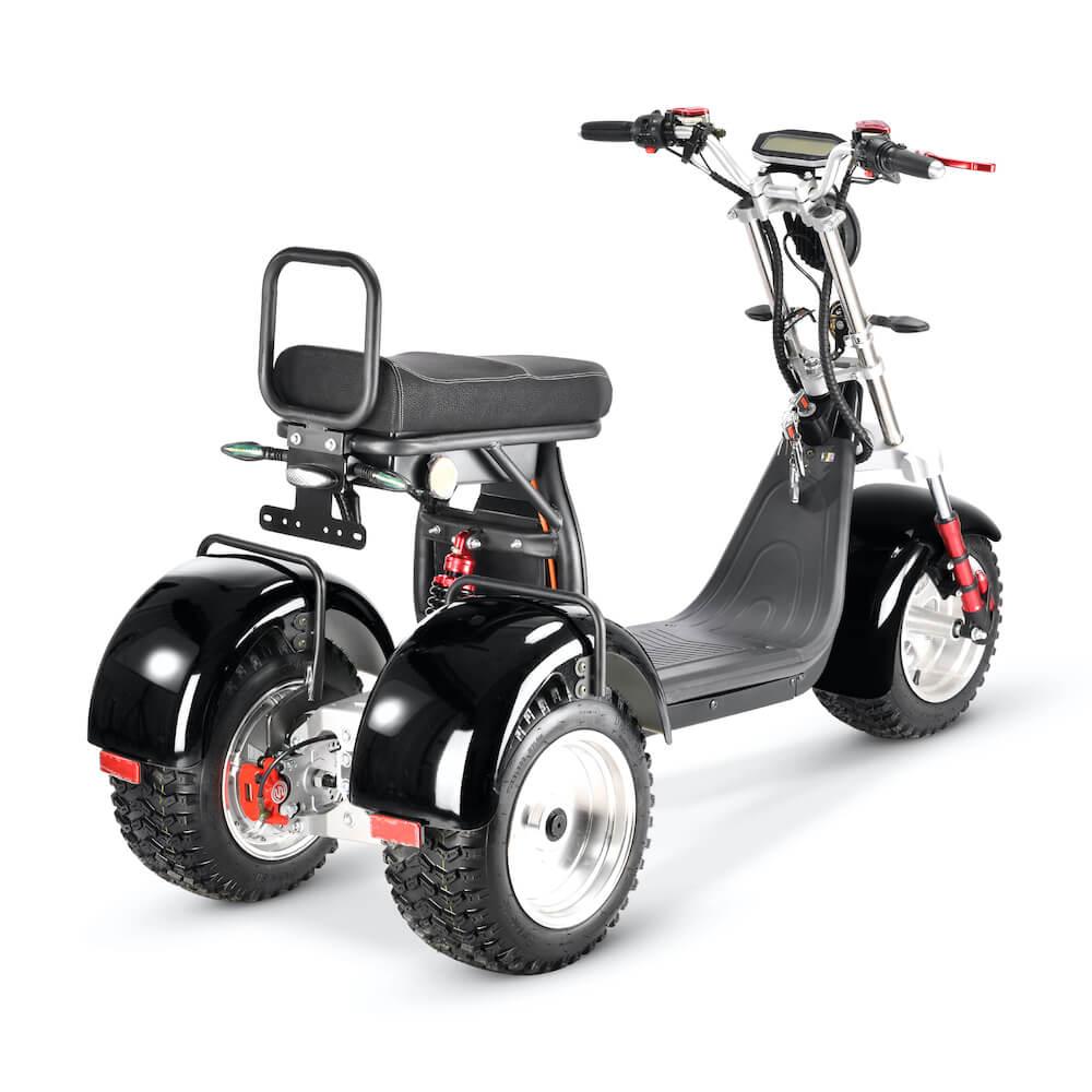 LinksEride CP7 DUAL MOTOR 2000W 60V 20Ah Electric Scooter Trike - Green Vista Living