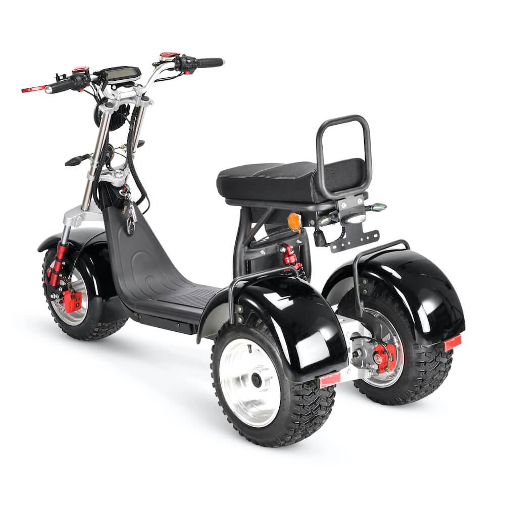 LinksEride CP7 DUAL MOTOR 2000W 60V 20Ah Electric Scooter Trike - Green Vista Living
