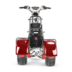 LinksEride CP7 DUAL MOTOR 2000W 60V 20Ah Electric Scooter Trike - Green Vista Living