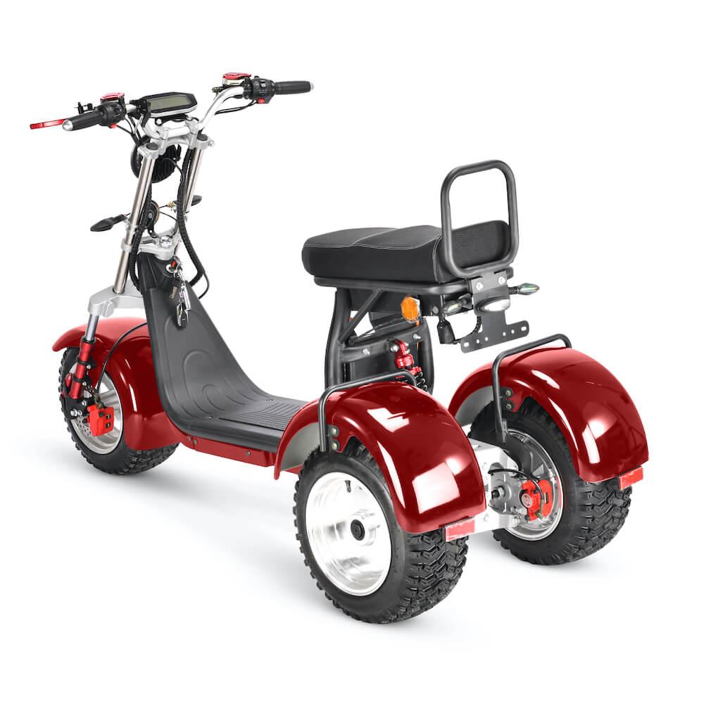LinksEride CP7 DUAL MOTOR 2000W 60V 20Ah Electric Scooter Trike - Green Vista Living