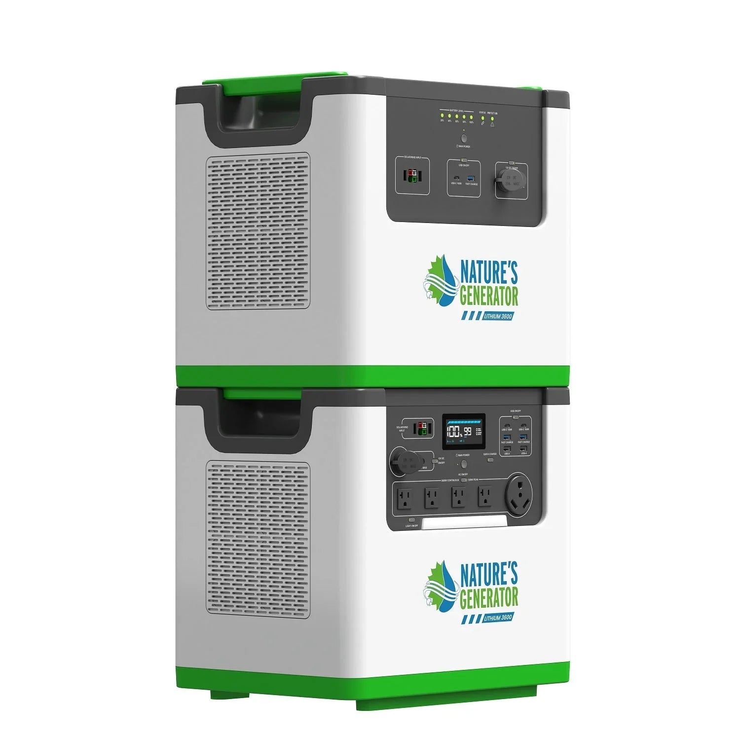 Nature's Generator Lithium 3600 Solar Generator - Green Vista Living