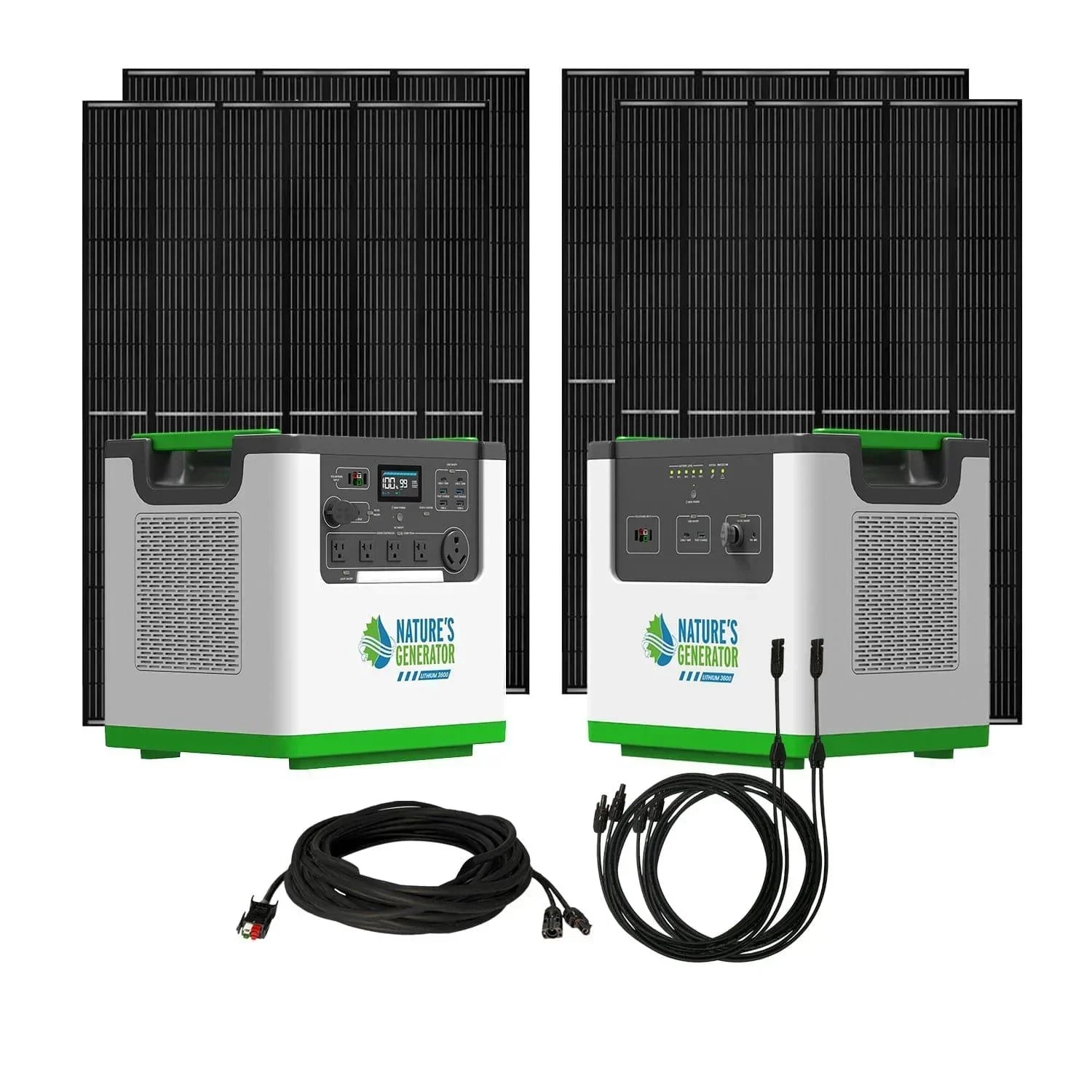 Nature's Generator Lithium 3600 Solar Generator - Green Vista Living