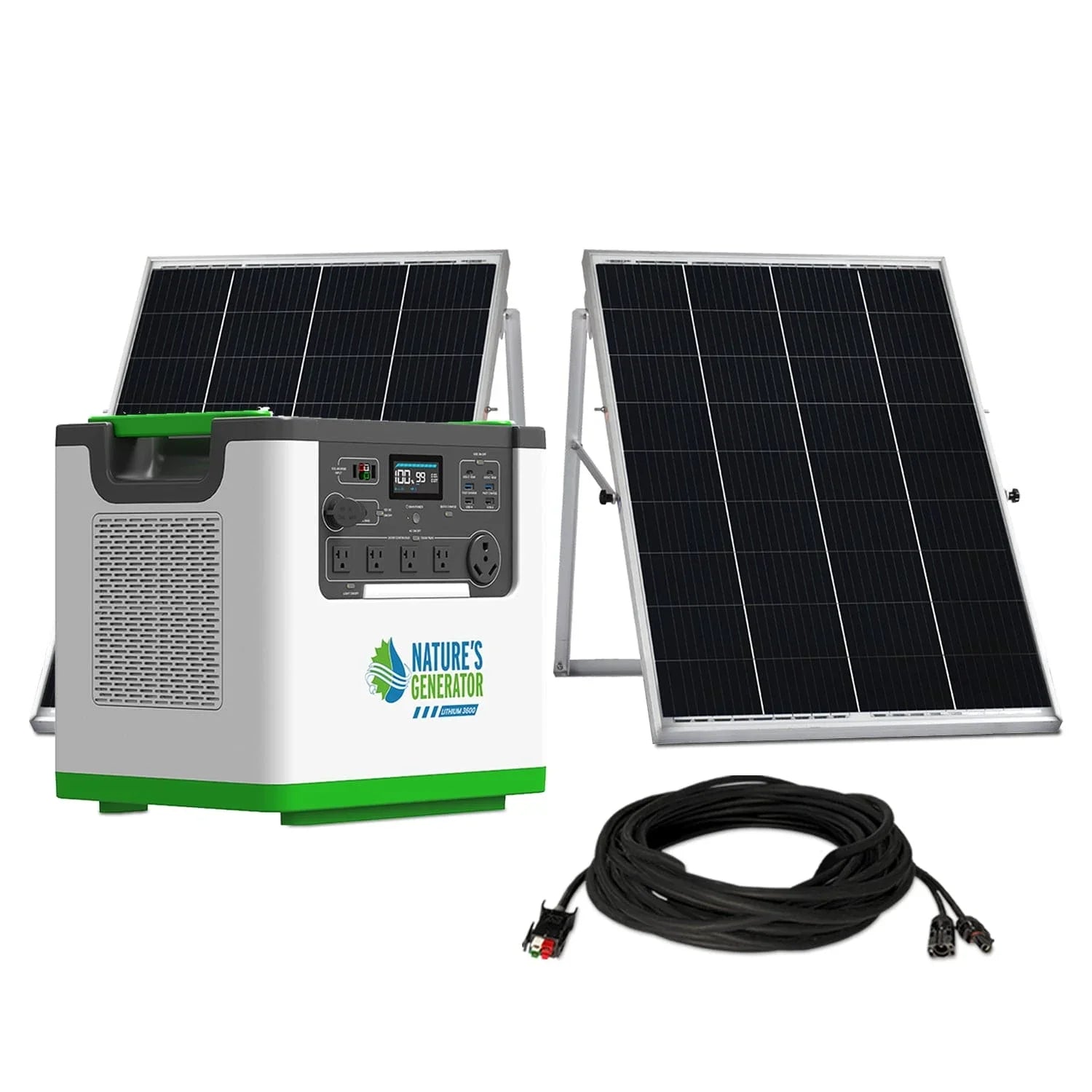 Nature's Generator Lithium 3600 Solar Generator - Green Vista Living
