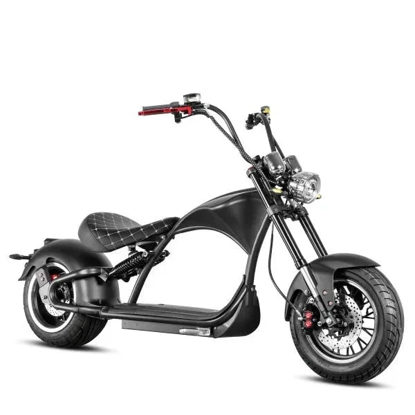LinksEride M1P Citycoco 2000W 60V 30Ah Full Suspension Fat Tire Lithium Electric Scooter - Green Vista Living