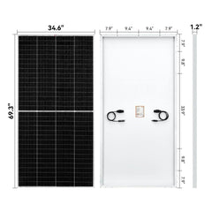 Rich Solar MEGA 335 Watt Solar Panel | Premium Grid-tie or Off-grid Solar Panel for Residential, Commercial, Agriculture - Green Vista Living