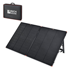 Rich Solar MEGA 200 Watt Portable Solar Panel | Powerful 12V Portable Solar Panel for Generators, Power Stations, Campers - Green Vista Living