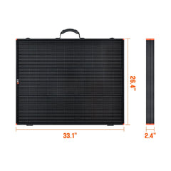Rich Solar MEGA 200 Watt Portable Solar Panel | Powerful 12V Portable Solar Panel for Generators, Power Stations, Campers - Green Vista Living