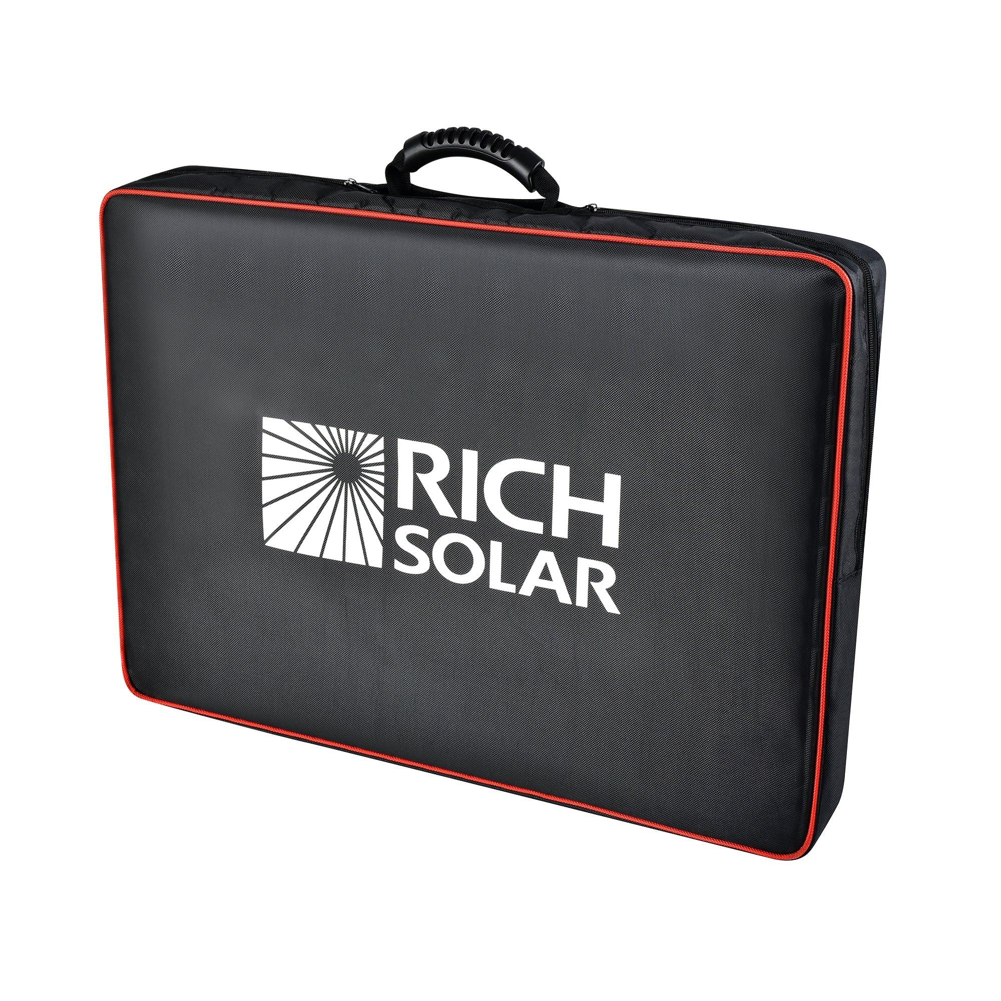 Rich Solar MEGA 200 Watt Portable Solar Panel | Powerful 12V Portable Solar Panel for Generators, Power Stations, Campers - Green Vista Living