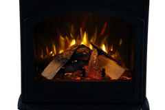 Cast Iron High Output Series E-50HO, E-70HO Freestanding Electric Fireplace