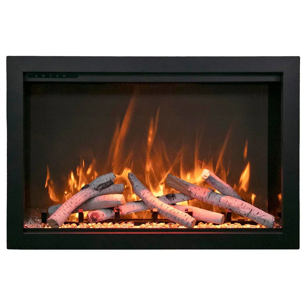 Amantii 33 inch Traditional Bespoke Smart Indoor Outdoor Electric Fireplace - Green Vista Living