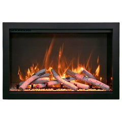 Amantii 33 inch Traditional Bespoke Smart Indoor Outdoor Electric Fireplace - Green Vista Living