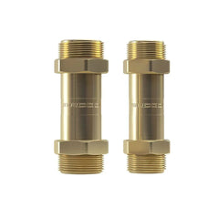 MRCOOL brass line set couplers, 3/8 and 5/8 inch size, for mini split systems