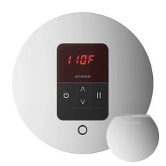 Mr. Steam MS (iTempo) 5 kW (5000 W) Steam Shower Generator Package with iTempo Control in Round Polished Chrome - Green Vista Living