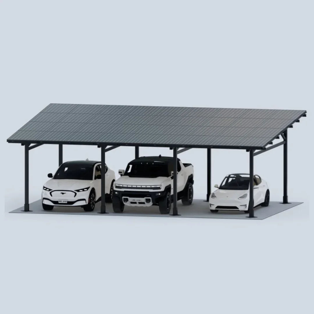 Chiko Maximo 185 Steel Solar Carport/Gazebo - Green Vista Living
