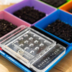 Bootstrap Farmer Soil Block Drop Seeder - Mini 20 - Complete Set | Mindful Farmer - Green Vista Living