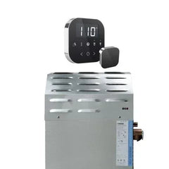 Mr.Steam Super AirTempo 10kW Steam Shower Generator Package with AirTempo Control in Black, Polished Chrome - Green Vista Living